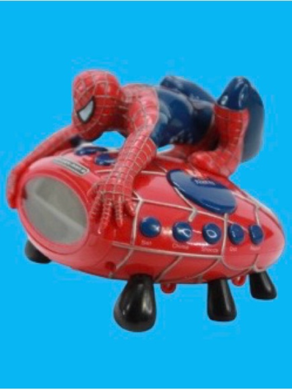 Vintage ~ Spider Man 2 Talking Alarm Clock  ~ 2004 ~ Digital ~ Rare Find